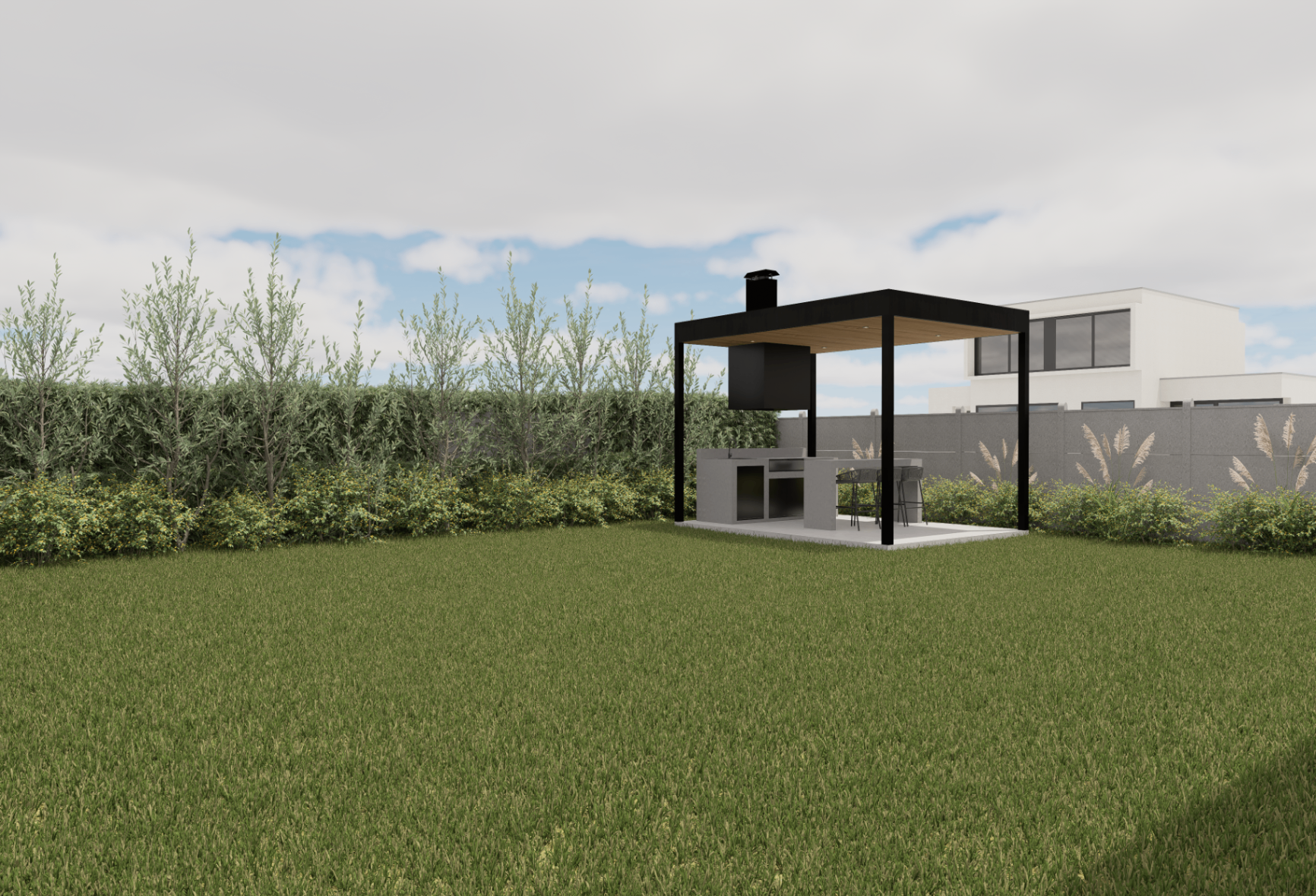 Terraza Fierro Machihembrado 3x4 — vista 2