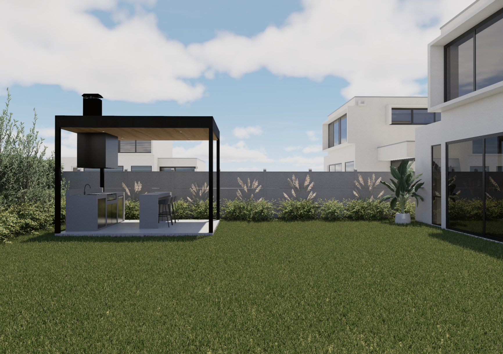 Terraza Fierro Machihembrado 3x4 — vista 3