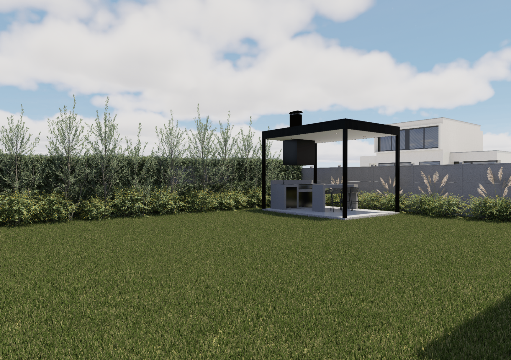 Terraza Fierro Volcanita 3x4 — vista 3